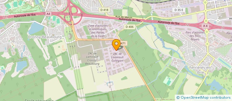 localisation de l'entreprise TRADIWINE à COLLEGIEN
