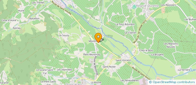 localisation de l'entreprise TRADIZINC  QUINCIE-EN-BEAUJOLAIS