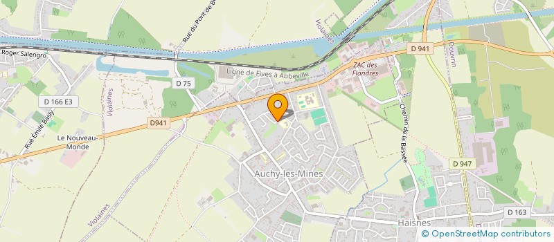 localisation de l'entreprise TRADIZIONE IMMO  AUCHY-LES-MINES