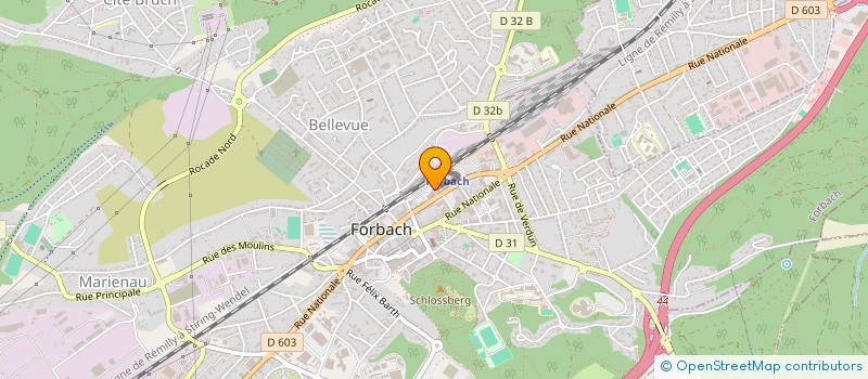 localisation de l'entreprise TRADJEMA  FORBACH