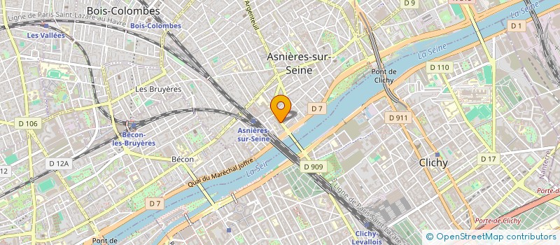 localisation de l'entreprise TRADOPHONE à ASNIERES-SUR-SEINE