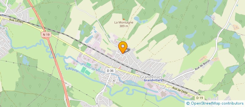 localisation de l'entreprise TRADUCTIO à GRANDVILLARS