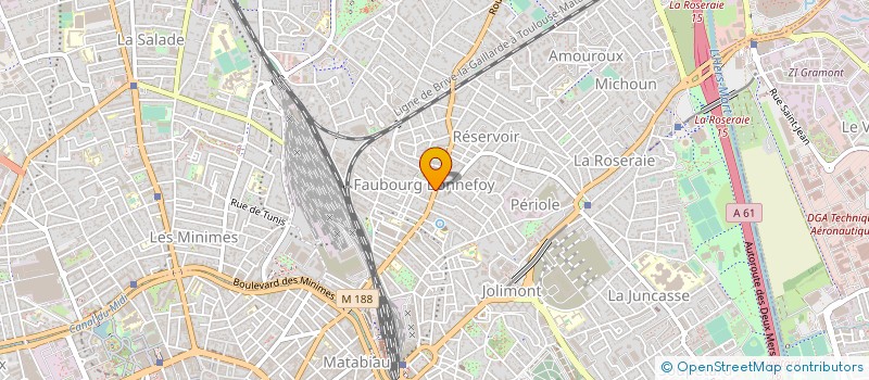 localisation de l'entreprise TRADYFERM à TOULOUSE