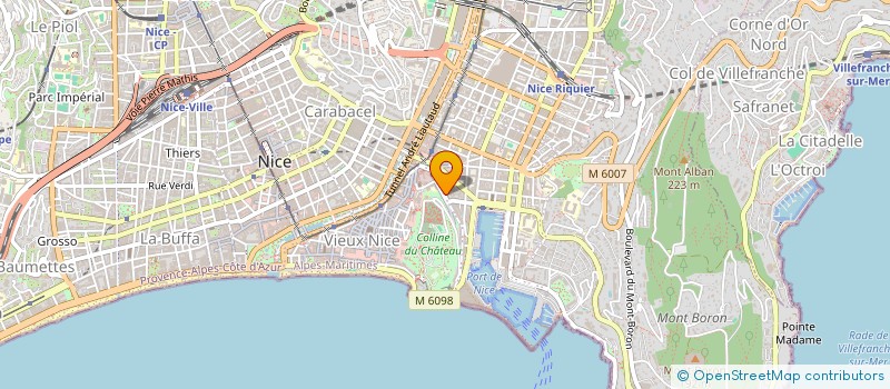 localisation de l'entreprise TRADYS à NICE