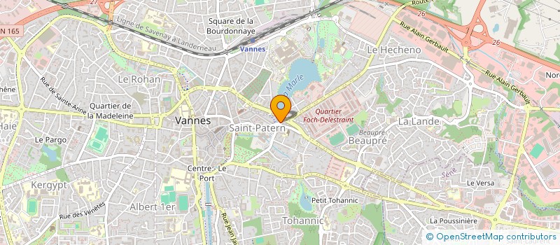 localisation de l'entreprise TRAEZH PROD à VANNES