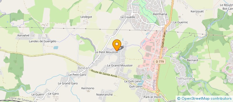 localisation de l'entreprise TRAEZHENN OSTEO  PLESCOP