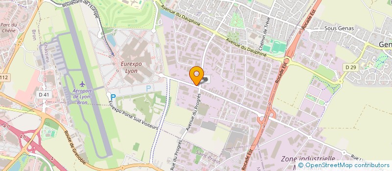 localisation de l'entreprise TRAFALGAR  CHASSIEU