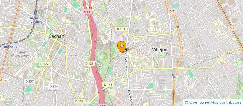 localisation de l'entreprise TRAFEEK MUSIC à VILLEJUIF