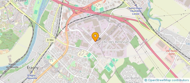localisation de l'entreprise TRAFFICMASTER SA à ERAGNY