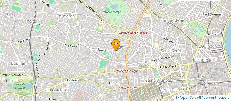 localisation de l'entreprise TRAFFICNET à BORDEAUX