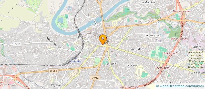 localisation de l'entreprise TRAFIC à ALBI