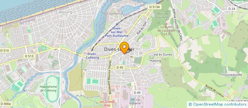 localisation de l'entreprise TRAFIC  DIVES-SUR-MER