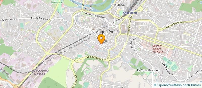 localisation de l'entreprise TRAFIC IMAGE à ANGOULEME