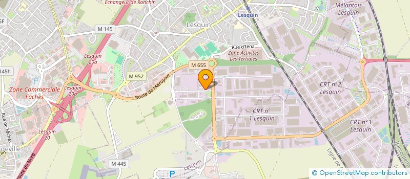 localisation de l'entreprise TRAFIC TRANSPORTS FRANCE EN ABREGE T.T.F à LESQUIN