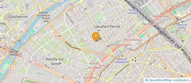 localisation de l'entreprise TRAFMAN à LEVALLOIS-PERRET