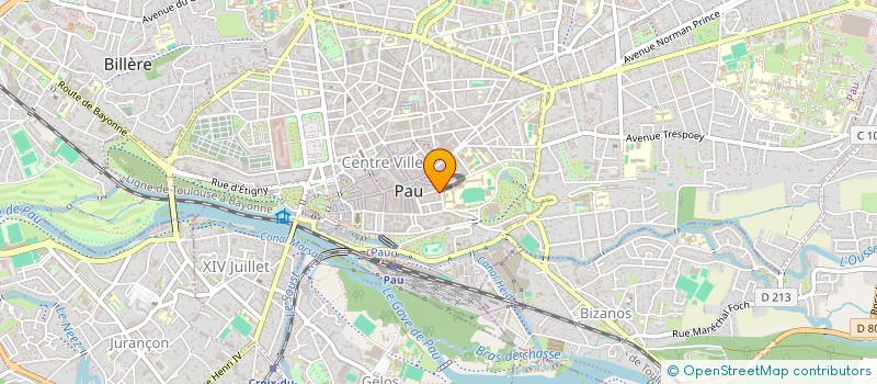 localisation de l'entreprise TRAFOR à PAU