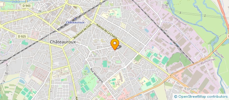 localisation de l'entreprise TRAFORAG à CHATEAUROUX