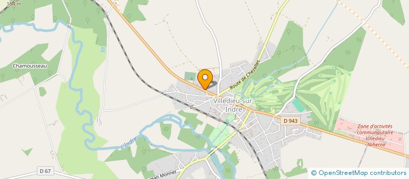 localisation de l'entreprise TRAFOREST à VILLEDIEU-SUR-INDRE