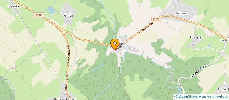 localisation de l'entreprise TRAFOREX à LA ROCHE-EN-BRENIL