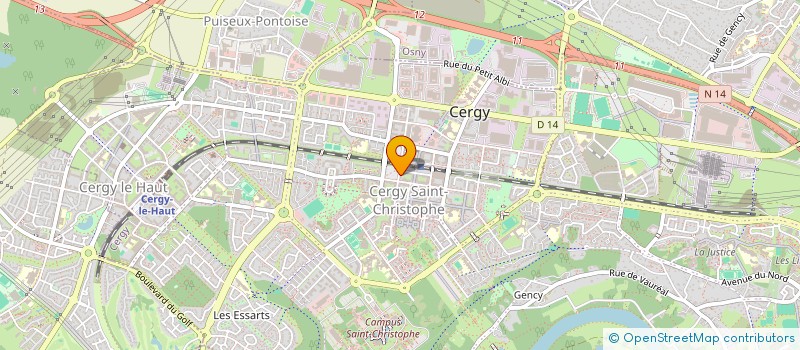 localisation de l'entreprise TRAG SECURITE à CERGY