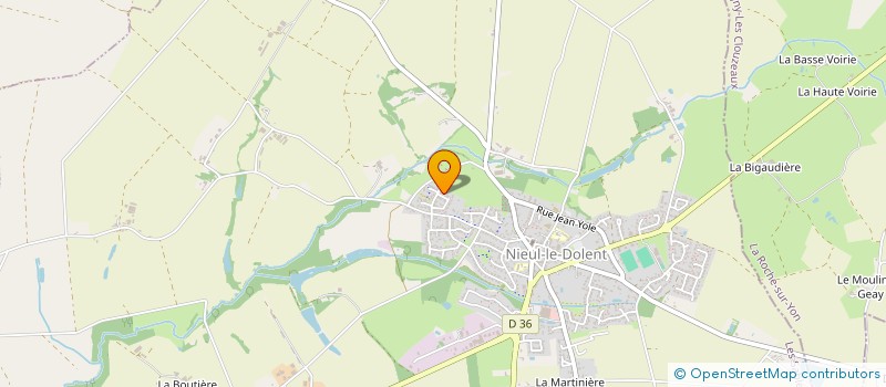 localisation de l'entreprise TRAGER 85  NIEUL-LE-DOLENT