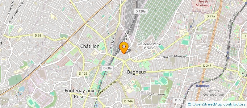 localisation de l'entreprise TRAGILLE S A R L à BAGNEUX
