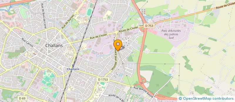 localisation de l'entreprise TRAIBA à CHALLANS