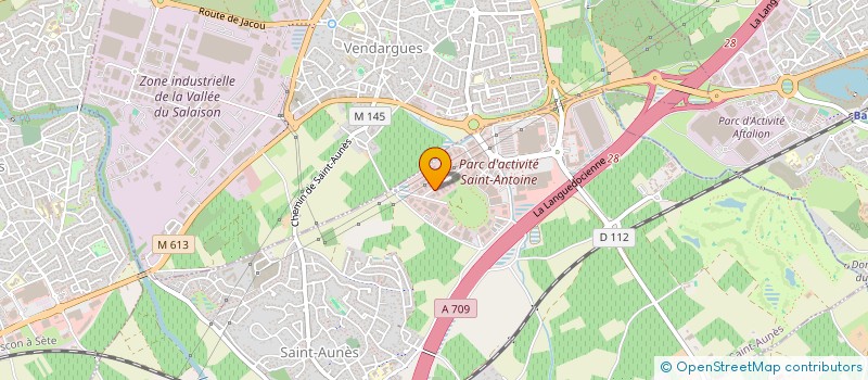 localisation de l'entreprise TRAIDES à MONTPELLIER