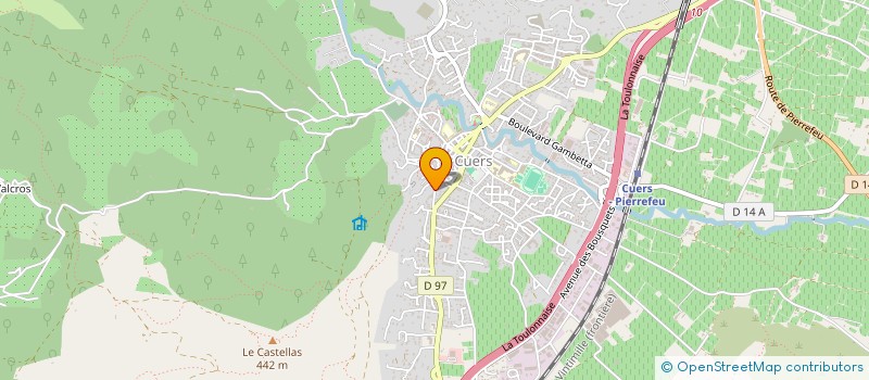 localisation de l'entreprise TRAIL ATHLITUDE CUERS  CUERS