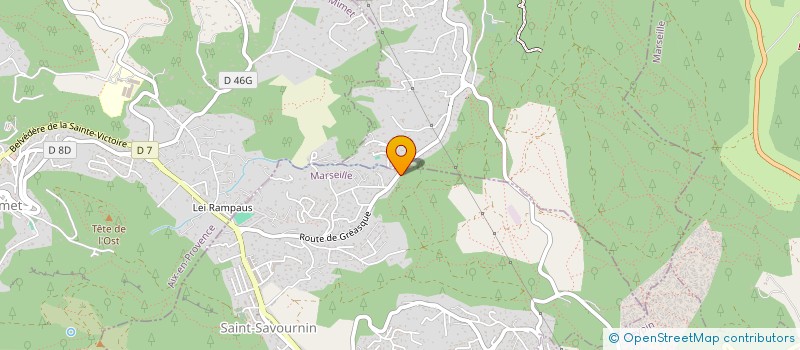 localisation de l'entreprise TRAIL CLUB DE L'ETOILE  SAINT-SAVOURNIN