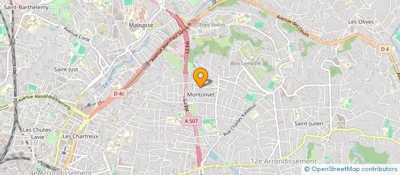 localisation de l'entreprise TRAIL CLUB DES FOUS à MARSEILLE