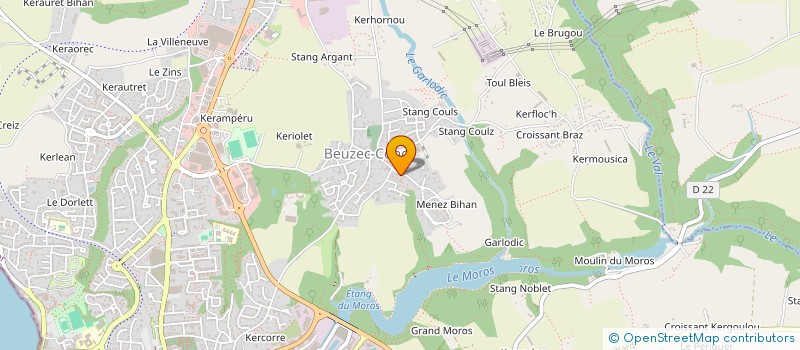 localisation de l'entreprise TRAIL DE KERIOLET à CONCARNEAU