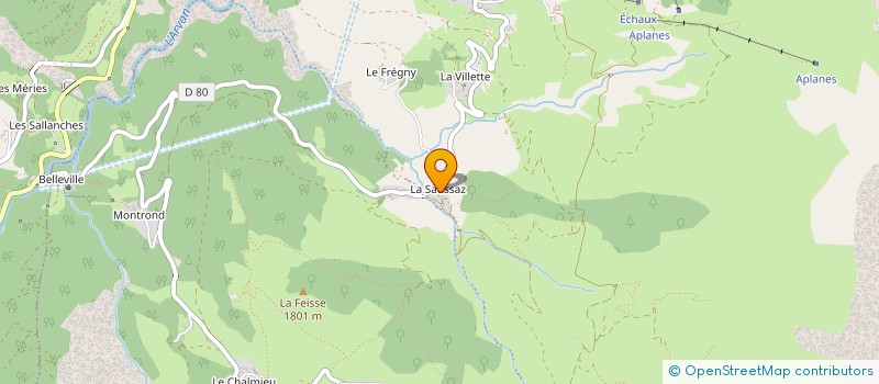 localisation de l'entreprise TRAIL DES AIGUILLES D'ARVES  ALBIEZ-MONTROND