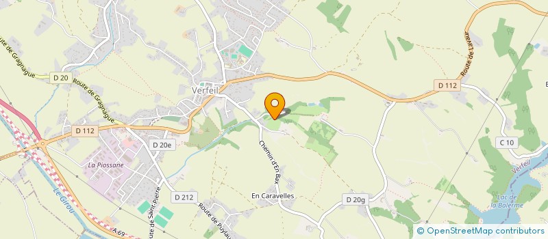 localisation de l'entreprise TRAIL DU CASSOULET  VERFEIL