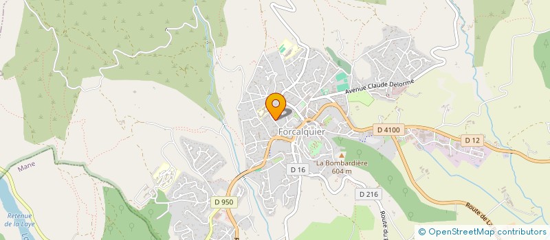 localisation de l'entreprise TRAIL HP EVENT à FORCALQUIER