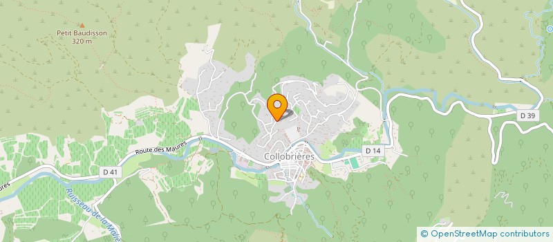 localisation de l'entreprise TRAIL NATURE COLLOBRIERES  COLLOBRIERES