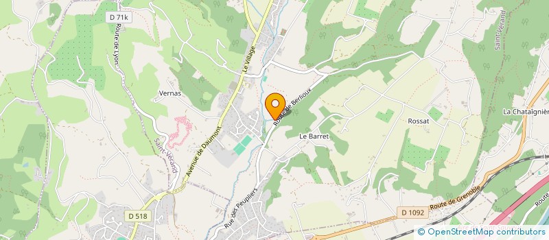 localisation de l'entreprise TRAIL NATURE ORGANISATION  SAINT-PIERRE-DE-CHARTREUSE