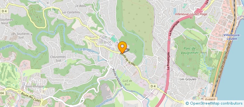 localisation de l'entreprise TRAIL POUR TOUS  BIOT