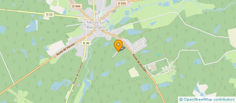 localisation de l'entreprise TRAIL RUNNING NEUVY  NEUVY-SUR-BARANGEON