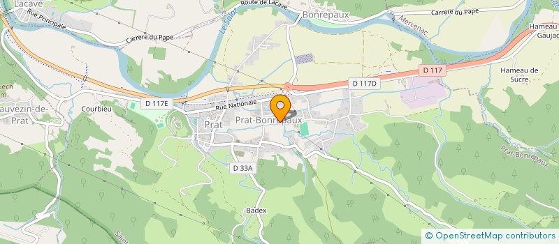 localisation de l'entreprise TRAIL SANS LIMITE à PRAT-BONREPAUX