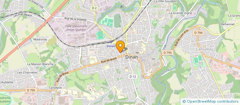 localisation de l'entreprise TRAIL TO RUN à DINAN