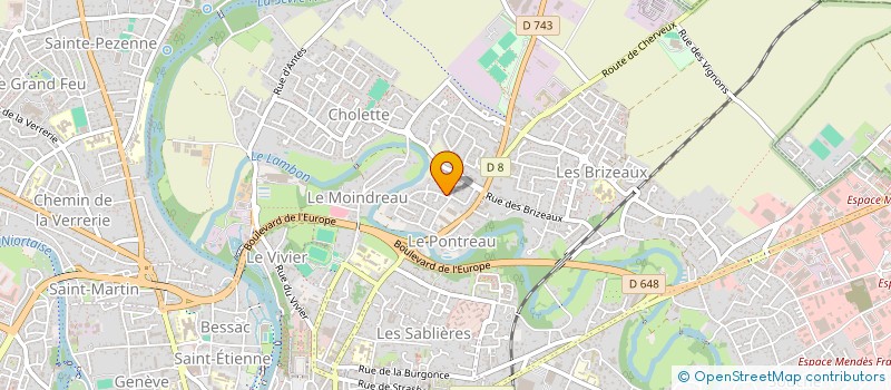 localisation de l'entreprise TRAIL URBAIN NIORTAIS  NIORT