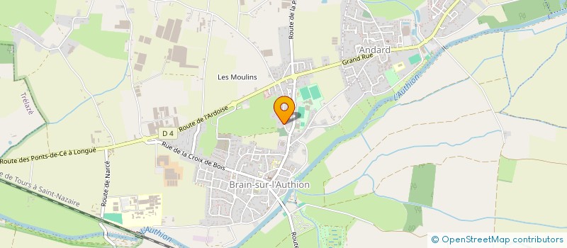 localisation de l'entreprise TRAILCATCH  LOIRE-AUTHION