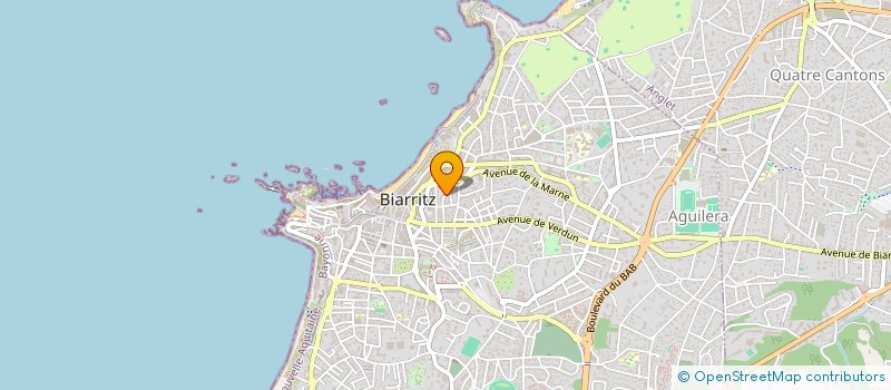 localisation de l'entreprise TRAILLE à ANGLET