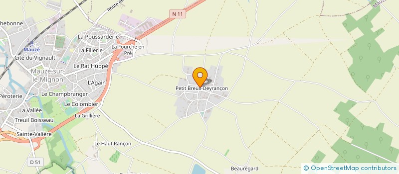 localisation de l'entreprise TRAIN DE FRANCE à NIORT