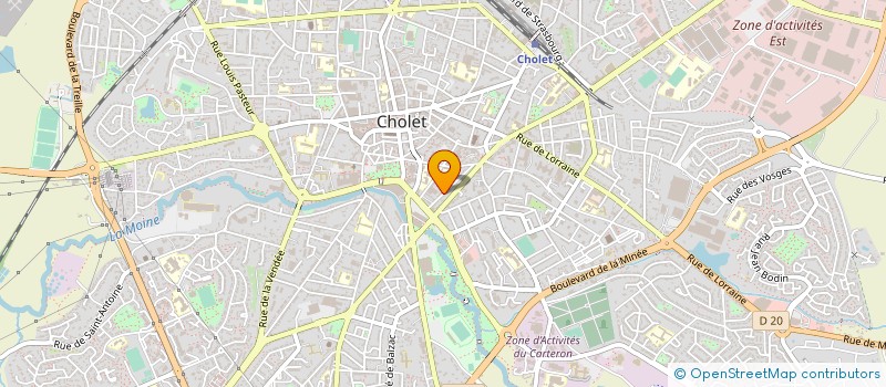 localisation de l'entreprise TRAIN DE NUIT à CHOLET