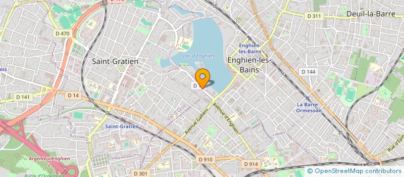 localisation de l'entreprise TRAIN DE VIE  ENGHIEN-LES-BAINS