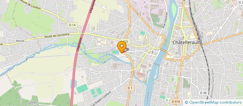 localisation de l'entreprise TRAIN LEARNING  CHATELLERAULT
