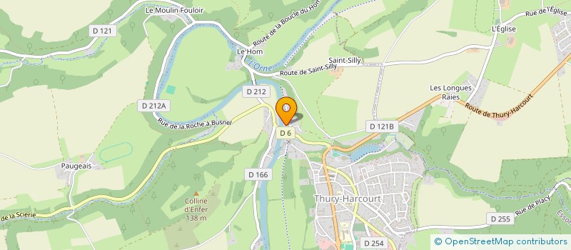 localisation de l'entreprise TRAIN TOURISTIQUE DE LA SUISSE NORMANDE  THURY-HARCOURT-LE-HOM