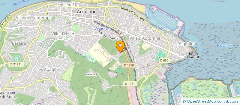 localisation de l'entreprise TRAIN TOURISTIQUE DU 47  ARCACHON